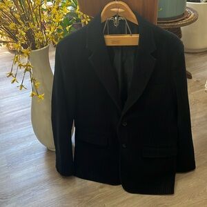 Streetstyle (Unisex) GAP Black Pinstripe Coat Sz Lg.Qual Tailored, Velvety Feel